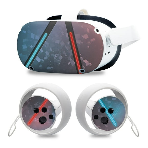 DreamController Original Oculus Quest 2 128GB Custom Designed with Advanced Hydrodip Technology — VR Headset with 2 touch controllers, Glasses Spacer, Charging cable & Adaptor (NOT JUST A SKIN)