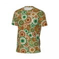 thumbnail image 5 of T Shirt For Men Retro 70s Circles Running Psychedelic Pattern Harajuku T-Shirts Couple Streetwear Ts, 5 of 7