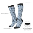 thumbnail image 6 of Fotbe Dolphins print Women's Men's Novelty Crew Socks Cotton Socks Knee High Socks for Walking,Running,Nurses,Pregnancy, 6 of 8