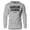 Sport Grey, variant on GYMISH HARDCORE TRAINING Lightweight Long Sleeve Hooded T-Shirt for Men – Athletic Gym Hoodie, Workout Shirt for Bodybuilding & Fitness