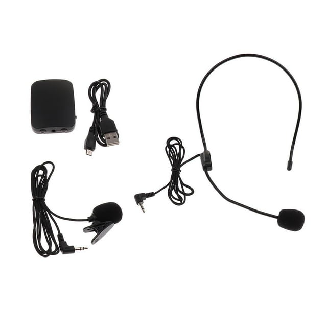 Micrófono CUTICAT Inalámbrico para Auriculares Y Amplificador de voz Micrófono de diadema