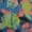 Blue, variant on oneOone Polyester Spandex Black Fabric Leaves Sewing Material Print Fabric By The Yard 56 Inch Wide