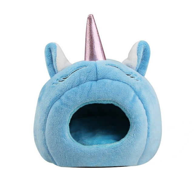 CSChome Nid pour Hamster Maison Confortable Douce et Chaude pour Cochon d'Inde Forme de Dessin Animé Semi-Fermée pour Dormir