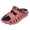 Black, variant on Men's Platform Sandals Wide Width Open Toe Clogs Breathable Non Slip Quick Drying Beach Slides for Vacation Black Size 5.5