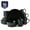 Black, variant on Dinnerware Set, Service for 4, 16-Piece Stoneware, Speckled Matte Gray