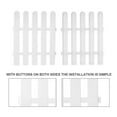 thumbnail image 4 of SHISUYAN 2pcs Multi-use Garden Edging Border Plastic Plant Fence Protector Courtyard Fences, 4 of 8