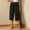 Black, variant on Stylish Olyvenn Womens Summer Linen 3/4 Pants Flowy High Waisted Loose Crooped Lounge Pant Wide Leg Palazzo Capris with Pockets Black L