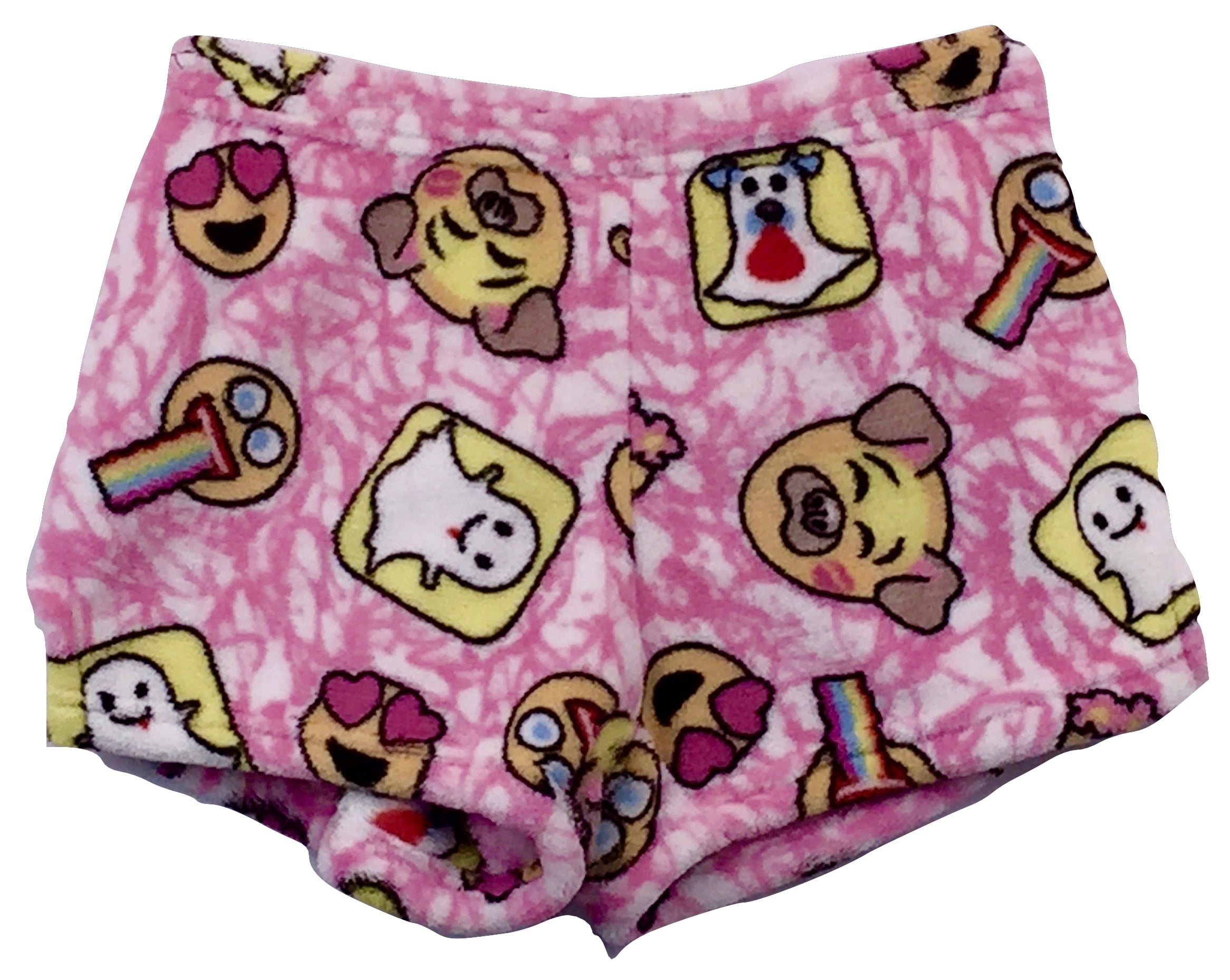 Made with Love and Kisses Girl's Fuzzy Plush Pajama / Loungewear Shorts