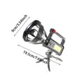 thumbnail image 2 of TIELUTT Projecteur de Randonnée Rechargeable USB Fonction Extérieure Portable avec Puissant pour Camping Urgence et Batterie de Lampe Frontale 2 Chargeurs de Serre-Tête Chapeau Lampe de Tête Pro Lumière de Camping Rechargeable, 2 of 4