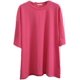 thumbnail image 3 of Camiseta de verano para mujer, blusas holgadas de manga corta básicas informales con abertura de Color sólido para mujer, 3 of 5