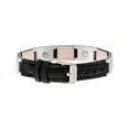 thumbnail image 2 of Jewelry Womens Bracelet Leather Gem Magnetic Black 261, 2 of 3