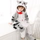 thumbnail image 5 of Pijamas de animales de Tigre y Lobo para niños, monos de unicornio, ropa de dormir Kigurumi, mono de punto de Panda y conejo, 5 of 6