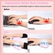 thumbnail image 4 of Reposamuñecas para teclado con posavasos, kit de 3 almohadillas para reposamanos para teclado, soporte para reposamuñecas para teclado súper suave tipo nube para el hogar/oficina/juegos, reduce la pre, 4 of 8