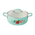 thumbnail image 5 of The Pioneer Woman Classic Ceramic Breezy Blossom Cookware Set, 12 Piece Set, 5 of 11
