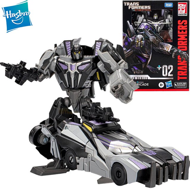 Hasbro Transformers Studio Series WFC Deluxe 02 Gamer Edition barricada figura de acción Robot Anime modelo de colección juguetes regalo Fivean unisex