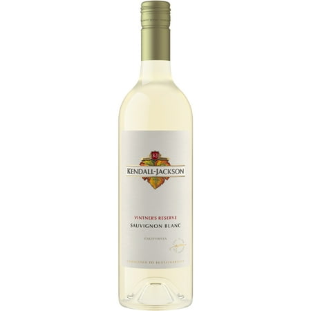 Kendall-Jackson Vintner's Reserve California Sauvignon Blanc White Wine, California, 13.5% ABV, 750ml Glass Bottle, 5-150ml Servings