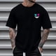 thumbnail image 4 of Camisetas de Cuello de la Tripulación de los Hombres de Poliéster Impreso en Seco Rápido, Cuello Redondo de Corte 3D para Gimnasio, Carrera, Ciclismo Y Ocasional, 4 of 4