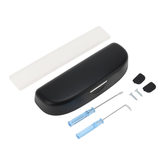 Estuche para gafas de sol de automóvil Unique Bargains para Ford Puma MK2 20-25, soporte para gafas de sol, caja de almacenamiento, plástico ABS negro, 1 juego