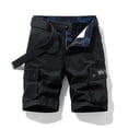 thumbnail image 3 of Cargo Shorts for Men Summer Casual Fashion Camo Print Button Closure Straight Leg Knee Length Work Shorts with Pockets, 3 of 4