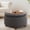 Drak Gray, variant on 30'' Round Ottoman with Storage, Modern Tufted Storage Ottoman with Removable Top for Living Room, Bedroom, Beige