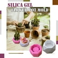 thumbnail image 1 of NARABB Silica Gel Octagonal Flower Pot Succulent Flower Pot - Silicone Molds On Clearance, 1 of 9