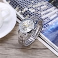 thumbnail image 3 of Relojes De Pulsera Analógicos Reloj De Hombre De 3 Colores Banda De Acero Inoxidable, 3 of 7
