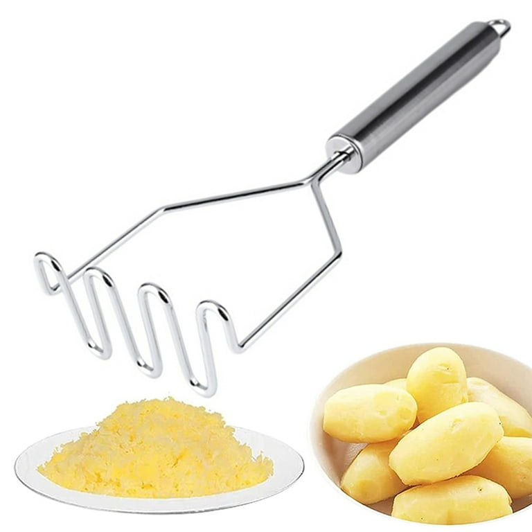 Potato Masher Stainless Steel, Hand Mashed Potatoes Smasher, Metal Wire  Masher Kitchen Tool for Mashing Bean, Avocado, Baby Food