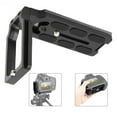 thumbnail image 3 of Camera L Bracket MPU105 Metal Alloy Camera Tripod Head Quick Release Plate Compatible with Nikon D7200 Black, 3 of 7