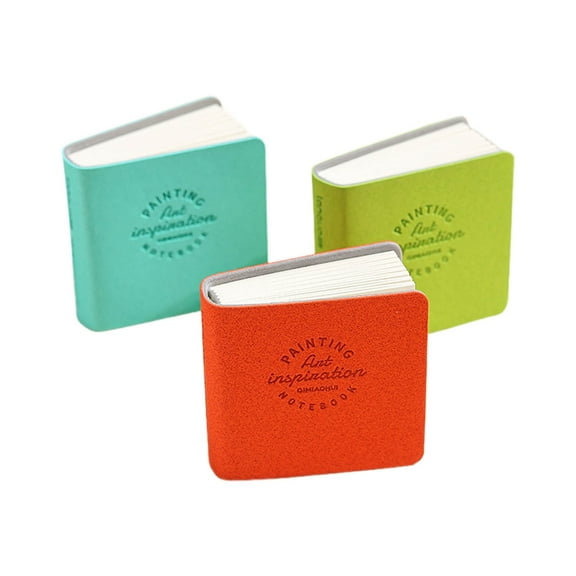 Outdoor Inspiration 3-Pack Watercolor Sketchbooks 300GSM Paper Hard Cover Pocket Art Journals Portable Mini Painting Notebooks for Outdoor Inspiration Mixed Media Paper