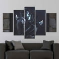 thumbnail image 5 of Phone Graffiti Poster, Banksy Woman And Man Printed Canvas, Banksy Art, Banksy Mobile Phone Lovers, Graffiti Poster, Couple Graffiti Printed Canvas, Canvas Wall Decor - 5P-Gallery Wrapped, 5 of 9