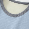 thumbnail image 5 of SuTry Kids Solid Color Print Fleece-Lined Vest Round Neck Warm Fall Winter Casual Thermal Underwear Sleeveless Tops for Children 2-15 Years(Light Blue,5 Years), 5 of 9