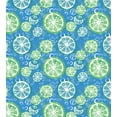 thumbnail image 3 of Ambesonne Fruit Duvet Cover Set, Summer Cold Citrus Slices, 2-Calking, Sea Blue Mint Green and White, 3 of 3