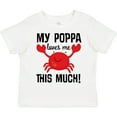 thumbnail image 3 of Inktastic My Poppa Loves Me Childs Crab Boys or Girls Toddler T-Shirt, 3 of 5