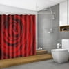 Wepro Valentine's Day Shower Curtain, Valentine's Day Red Rose Shower Curtain Bathroom Decoration, Romantic Fabric Shower Curtain Set With Hook