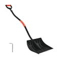 thumbnail image 6 of Dranite Snow Shovel for Driveway, 17" Wide Plastic Blade with Aluminum Edge, D-Grip Handle, Large Capacity Lightweight Snow Removal Shovel for Driveway Garden Car Camping, 6 of 10