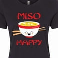 thumbnail image 4 of Inktastic Kawaii Miso Happy Women's T-Shirt, 4 of 5