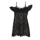 thumbnail image 2 of bar III Vestido tubo de encaje para mujer, negro, pequeño, 2 of 2