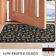 thumbnail image 3 of Cartoon Traffic Vehicles Signs Black Pattern Door Rugs,Washable Non Slip Door Mats Indoor,Decorative Door Mats,Entry Mat Indoor for Entrance,Bedroom,Kitchen,Bathroom,30"x17", 3 of 6