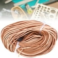 thumbnail image 4 of Manual DIY Flat Leather Cord 100m Long Braided First Layer Leather Crafted CordLeather Color, 4 of 10