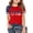 11#Red820, variant on Lullu Girls 4Th of July T Shirt Short Sleeve Round Neck T-Shirt Summer Tee Top, Sizes 1-13