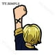 thumbnail image 3 of Pegatinas para coche TT de ONE PIECE, pegatinas para coche, pegatinas de anime para motocicletas, accesorios impermeables para coche, calcomanías de graffiti para portátiles, autocaravanas, 3 of 5