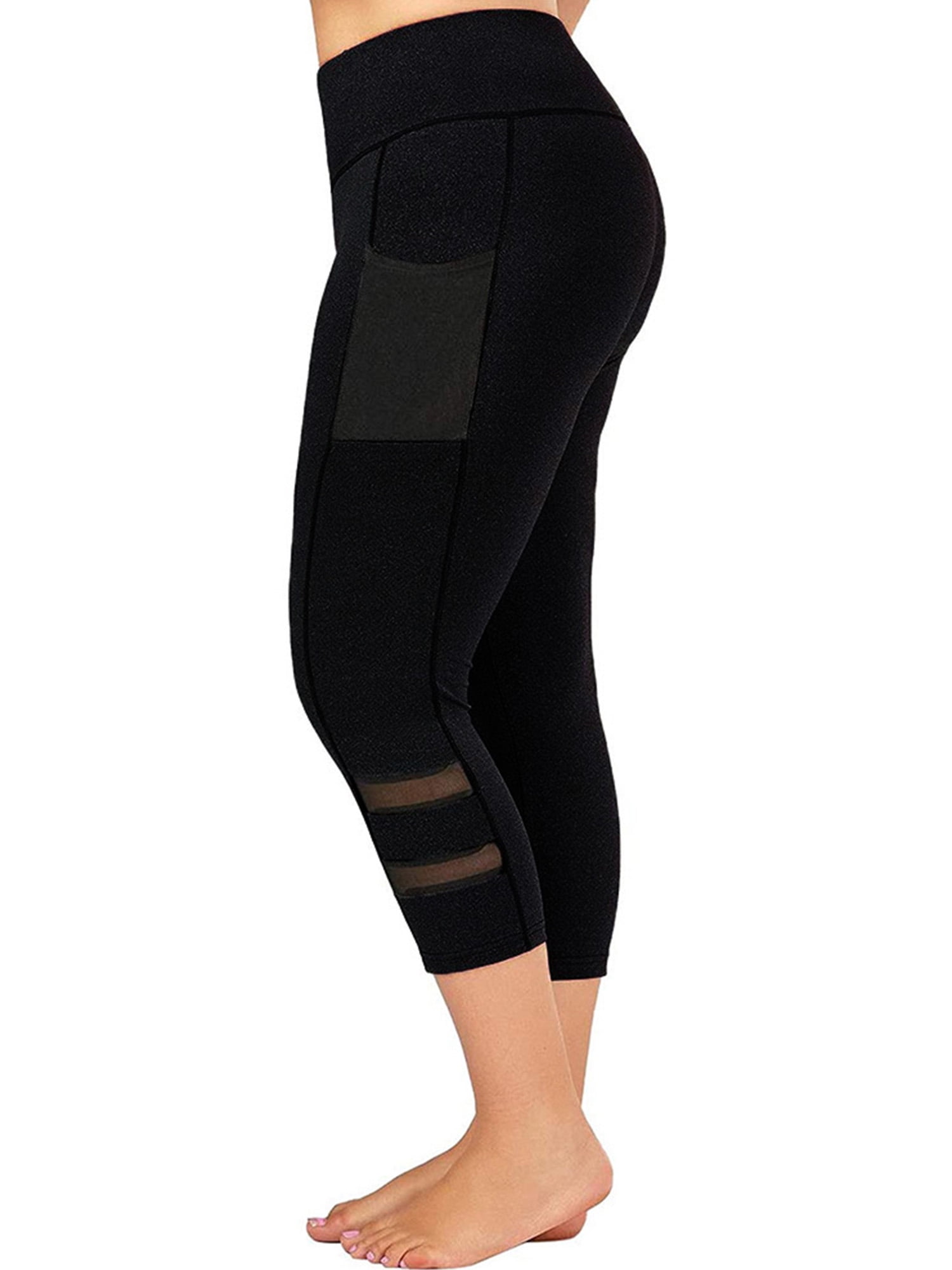 Plus size compression capri leggings Clearance