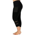 thumbnail image 5 of KVMeteor Women's Plus Size Sport Leggings Fitness Yoga Gym Workout Stretch Capri Pants, 5 of 5