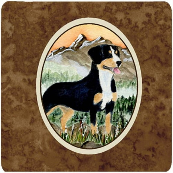 Entlebucher Mountain Dog Foam Coasters, Set Of 4