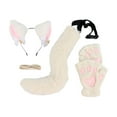 thumbnail image 3 of BELOVING Cat Ears and Tail Set Cat Ear and Long Tail for Stage Performance Night Club Grey, 3 of 10