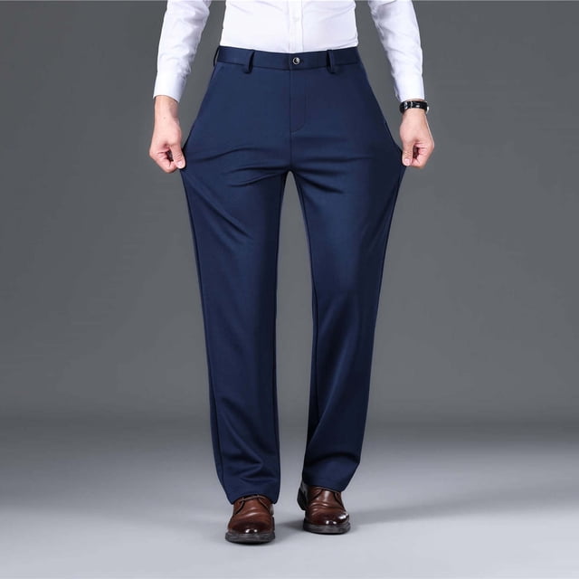 Pantalon Léger Extensible Décontracté Quotidien pour Hommes avec Coupe Moderne et Confort Respirant