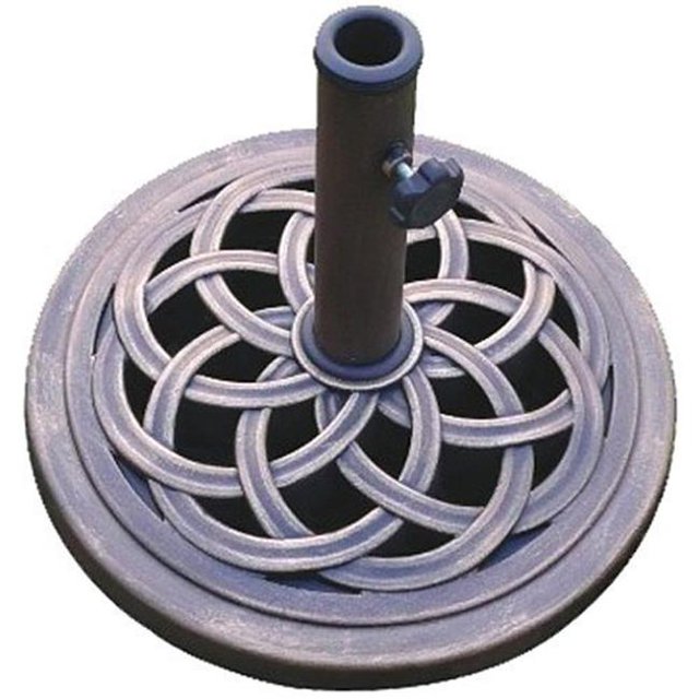 CPK Kingdom KCU18181-BR Base de Parapluie en Pierre Ronde de 18 Po