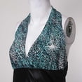 thumbnail image 5 of WILLBEST Robes Femme Aguichant Imprimé Imitation Cuir à Cordon Robe Ajustée, 5 of 5