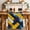 Multicolor, variant on Abstract Diagonal Blocks Dining Table Runner, Art Geometric Navy Blue Color Splash Washable Table Runners Kitchen Coffee Table Center Decor for Home Party Holiday Wedding 13 x 36 Inches