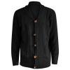 thumbnail image 1 of Wyzesi Red Cardigan Cropped Men's Solid Color Button Up Long Sleeved Sweater Mens Cardigan Sweaters, 1 of 4